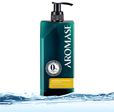 AROMASE Anti-Dandruff Essential Shampoo (ehemals Anti-Itchy & -Dermatitis) - Effektiv bei fettiger und juckender Kopfhaut, Schuppen, Hautirritationen und seborrhoischer Dermatitis - 400 ml