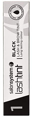 Salon System Lashtint Black Lash and Brow Tint, 15 ml
