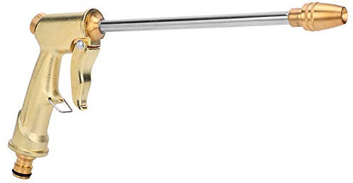 Hochdruck Gartenbrause Spritzpistole Hochdruck-Haushaltsreinigungsspray aus Messing Autowaschwasserpistole zum Waschen von Autos, Gießen von Blumen mit 360° Düse