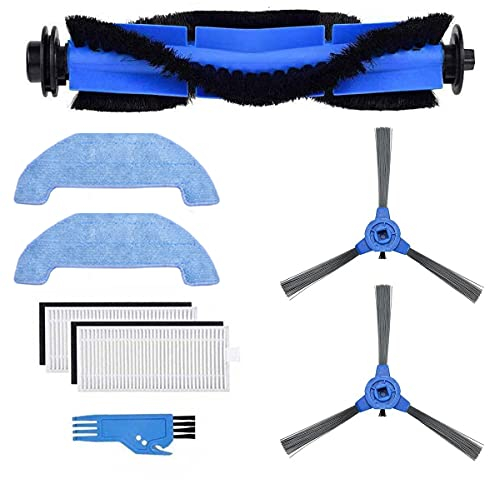 BLUELIRR Staubsaugerteile MOP Roller Bürste Seitentücher Hauptersatzteile Ersatz für Kyvol Cybovac E20, E30, E31 Saugroboter Kehrteil