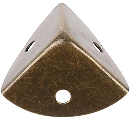 Buwei Tasche Eckenschutz, Metall Eckenschutz Koffer Bronze Schränke Kantenschutz für Box Regal