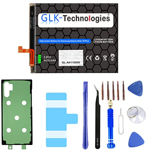 High Power Replacement Battery Compatible with Samsung Galaxy Note 10 Plus 5G N975F EB-BN972ABU GLK-Technologies Battery 4450 mAh Includes Tool Set Kit
