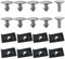 18PCS vite Kit Assortimento di Vite per Autoveicoli e Auto U-Clips Fissaggio Metallo per Carrozzeria Panel Auto Viti Carene Bulloni di Fissaggio compatibile con Honda Civic