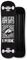 F2 Snowboard Snowdeck 89 cm – Schnee Skateboard für Tricks und Moves, Leichtes und Robustes Snow Skate für Einsteiger und Profis in Schwarz, 2024/25
