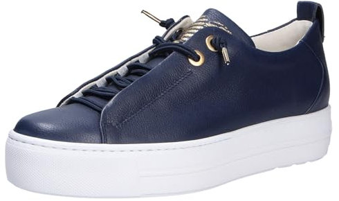 Paul Green Damen Schnürschuhe, Damen Komfortschuhe, blau, 41.5 EU