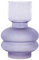 Deko Blumenvase Glas violett 24 cm organische Form mit schmalem Hals Rodia