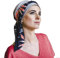 CAREBELL Smooth Exotic Blue Turban Bonnet oncologique en bambou pour chimiothérapie ou alopécie, Gris perle, Taille Unique