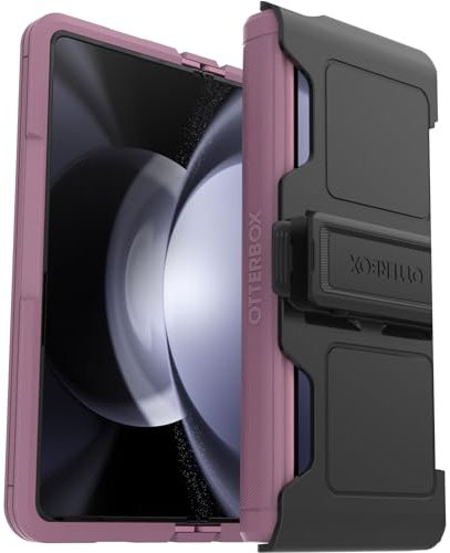 OtterBox Defender XT Case for Samsung Galaxy Z Fold5, Shockproof, Drop proof, Ultra-Rugged, Protective Case, 4x Tested to Military Standard, for foldable phones, Purple