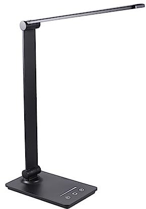 Housoutil Led Eye Protection Table Lamp Rechargeable Desk Night Light Touch Control Battery Operated for Home Office