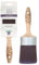 Axus Decor Silk Touch Ultra (Mink Series) Painting Brush, Filaments & Birchwood Handle - For Walls, Ceilings, Wood & Metal - Anti-Rust Stainless Steel - Next Generation Brush - 3 Inch