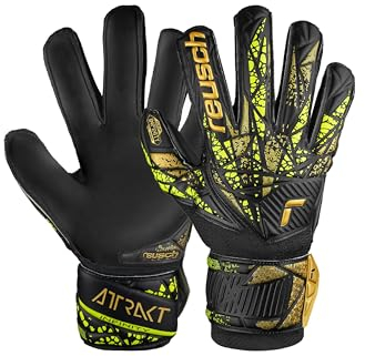 Reusch Attrakt Infinity Finger Support Junior Torwarthandschuhe für Kinder optimal für Kunstrasen