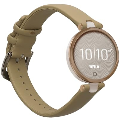 kwmobile Armband kompatibel mit Garmin Lily Sport - Echtleder Fitnesstracker Sportarmband Band