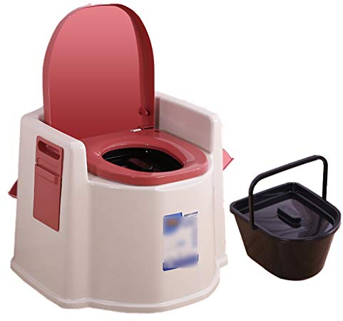 Tragbare Campingtoilette: Mobil und praktisch mit Toilettenpapierhalter, perfekt für Partys im Freien (Farboptionen verfügbar)