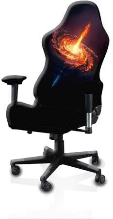 Gaming Chair Seat Cover, Chair Office Covers with Armrest Cover for Computer Reclining Racing gaming chair slipcover cat scratch proof (No Chairs)(F)