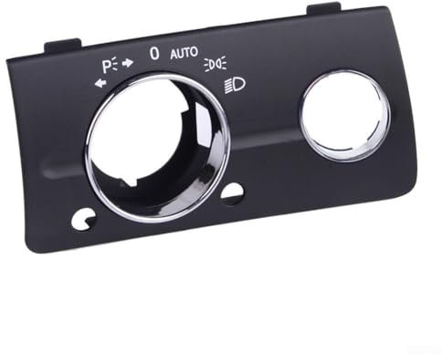 Besttoolifes Schwarze Scheinwerferschalterabdeckung für W211 E-Klasse 2003–2008 ABS-Ersatz, direkte Passform, einfache Installation, vorne links, Fahrerseite