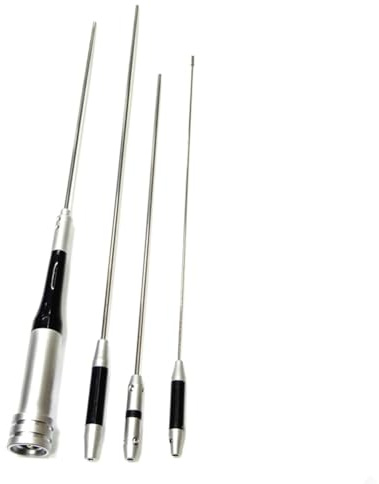 Asyduey 7900 Antenne Radio Mobile Double Bande VHF UHF 144-430 MHz Autoradio Talkie-Walkie Antenne à Gain Élevé -7900