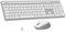 LeadsaiL Tastiera e Mouse Wireless, Kit Mouse e Tastiera Wireless per Computer USB 2,4 GHz, Full Size, Silenzioso, Ergonomico, Tastierino Numerico, Layout Italiana QWERTY per HP/Lenovo/Mac