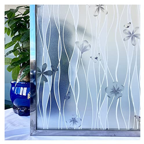 YTBHSHXZ, Pellicola autoadesiva 3D opaca in vinile satinato for vetri, adesivi decorativi for finestre for la casa(45 x 200 cm)