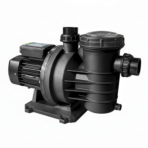 Nix Pool Pompa per piscina Pro Max 50M Filtrazione 20400 L/h, Motore ad alta potenza, Prefiltro ad alta capacità, compatibile con Spa Silen I, Pompa per piscina 750 W