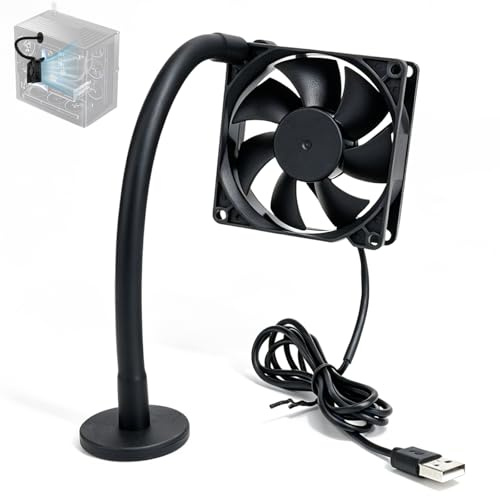 YIBEICO 80mm USB Cooling Fan for Computer Case,CPU,Graphics Card