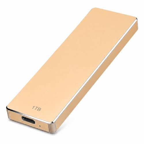 1TBExternal Hard Drive,1TBUltra Slim External HDD Store Portable External Hard Drive Compatible with PC, Mac, Laptop
