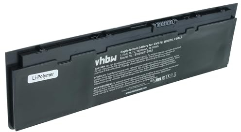 vhbw Akku kompatibel mit Dell Latitude 12 7000 | E7240, E7250 Notebook (3500 mAh, 11,1 V, Li-Ion)