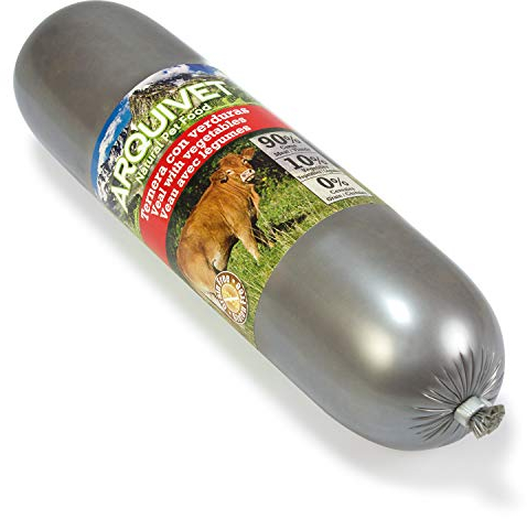 Arquivet Saucisse Terne avec légumes - Nourriture Chien - 500 g, 1 Unidad (Paquete de 1)