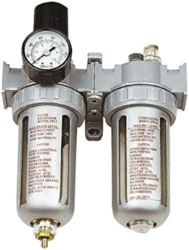 Astro-Druckregler AFRL80 mit Manometer, Kondenswasserfilter und Ölspender