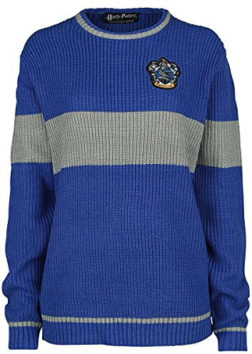 Harry Potter Ravenclaw - Quidditch Frauen Strickpullover blau/grau