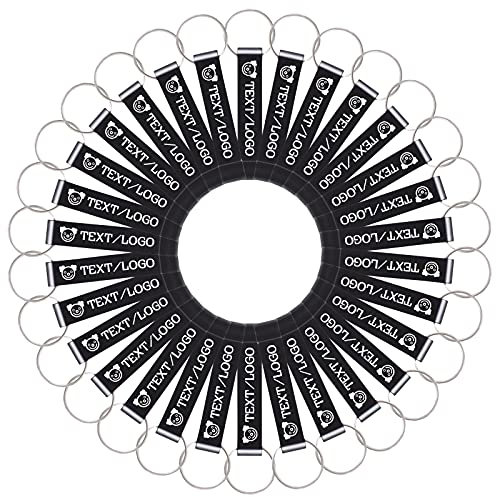 BYWEXCLESD Décapsuleur Personnalisable Ouvre Bière Personnalisé Porte-clés Ouvre Bouteille Gravure, Cadeau pour Noel Mariage Fête Papa Mari,50 PCS, Noir