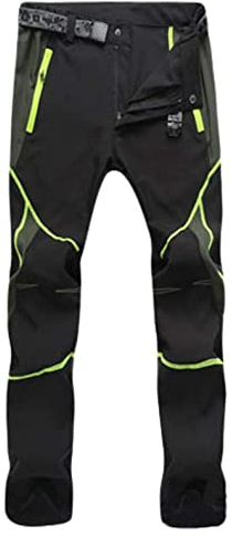 Celucke Skihose Herren Regenhose Gefüttert Regenlatzhose Wanderhose Wasserdicht Wind Softshell Hose wasserdichte Regenlatzhose Trekkinghose Atmungsaktiv Funktionshose