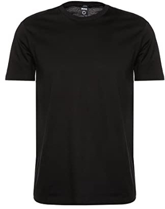 BOSS Herren Tessler 150 Slim-Fit T-Shirt aus merzerisierter Baumwolle Schwarz001 XXL