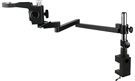 ZTBH Mikroskop-Zubehör-Kit Universal Einstellbarer Richtung Drehen Sie Armmikroskop-Halterung 76mm Stereo-Mikroskop 50mm Mikroskopische Objektträger (Color : 76mm)