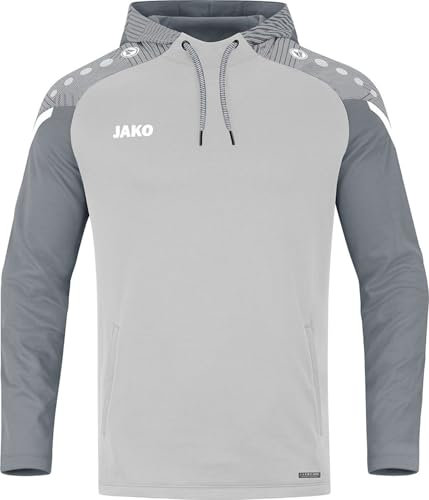 JAKO Herren Kapuzensweatshirt Performance, Soft Grey/Steingrau, 3XL