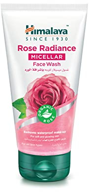 Himalaya Rose Micellar Make Up Removing Face Wash, For Soft and Glowing Skin, 150ml