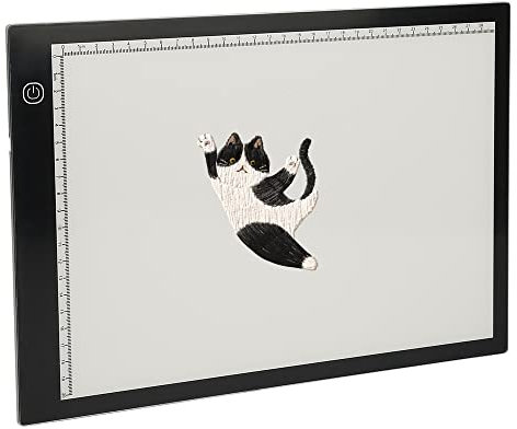 caisson lumineux A4 à luminosité réglable, panneau lumineux à LED avec câble USB pour peinture au diamant, dessin de lumière, animation de croquis X-RAY