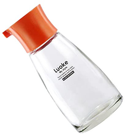 Cabilock Vinegar Dispenser Cruet glass oil pot salt jar barbecue seasoning bottles oil dispenser cruet glass bottle Vinegar Bottle sauce bottles drip soy sauce jar olive