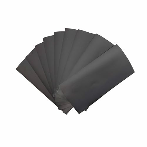 Surriba Daunenjacke Erste Hilfe Reparaturset Glänzendes Schwarz, Flicken Selbstklebend Stoff, Daunenjacke Flicken Reparaturset Nylon Regenschirme(9 pcs)