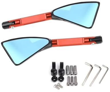Rückseitenspiegel Für A&prilia DORSODURO1200 DORSODURO750 Für DORSODURO 750 Für DORSODURO 1200 Universal Motorrad CNC Seite Rückspiegel Anti-glare Spiegel Lenkerspiegel (Color : 6, Size : Big-Mirror