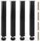 GBACHOOSE Lot de 4 Pied de Lit 30 cm à Visser, Pieds pour Sommier à Lattes Métal, Pieds de Lit pour Sommier à Lattes, Pied Sommier à Lattes Réglable, Pied de Sommier pour Lit, Canapé, Armoire