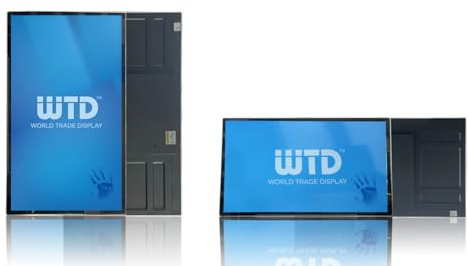 World Trade Display 32 Touch Screen Monitor for Digital Signage – WTD EGAN Series Wall Mount All-in-One, PCAP 10-Point, Full HD 1920x1080, 500 nits, Player
