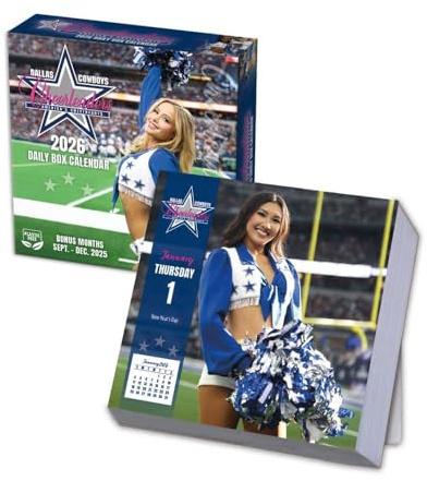 TURNER LICENSING Dallas Cowboys Cheerleader Sideline Box Kalender (26998052010)