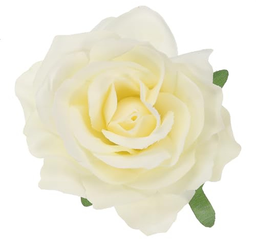PATIKIL Rose Boho Haarspangen, Stoffblumen-Broschen für Frauen Hochzeit Party Tanzkleid Kleidung Zubehör Valentinstagsgeschenke, Beige