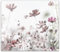timalo Küchenbild aus Acrylglas modernes Wandbild Glasbild Deko Küche XXL Bild wie Glas | 60x52cm Wildblumen, Sommerwiese, Natur, romantische Blüten, Vintage Look, zarte Pastellfarben