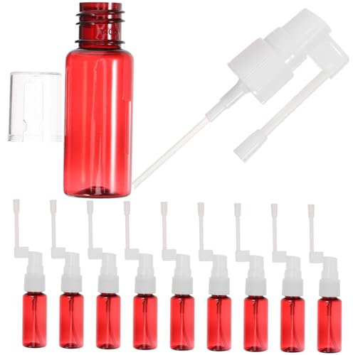 Mikinona Flacone Spray Nasale 20ml Pet Rosso 10 Pezzi per Lavaggi