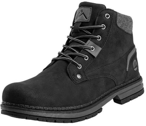CC-Los Men's Casual Chukka Ankle Boots Non-Slip for Outdoor Hiking Walking | Upgraded Better Fit, Non-Slip Sole, Soft Toe, Versatile Style, Work & Casual, Water-Resistant