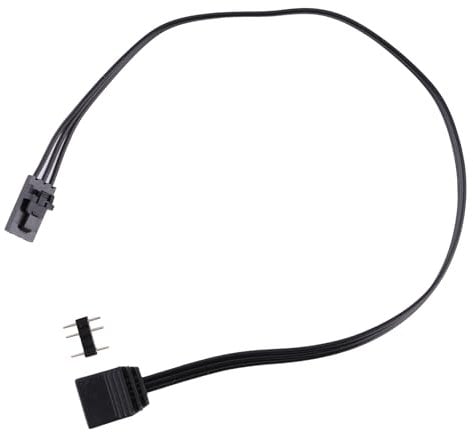 YUTNGYNG 5V 3 Pin ARGB Adapter Connector,4 Pin RGB to Standard,RGB Cable Extension Cord, PVC for Light Connector