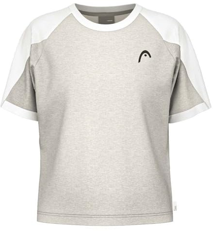 Head Womens Play Tech Short Sleeve T-Shirts, Grey, M EU