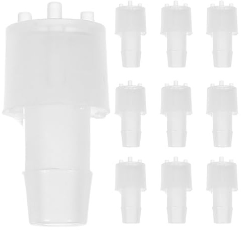 Uonlytech 50pcs Water Dispenser Hose Filter - Water Jug Cooler Pipeline Hose Filter - Plastic Dispenser Pipe Fine Mesh Strainer Head for Tea Accessories Festivals Daily Use