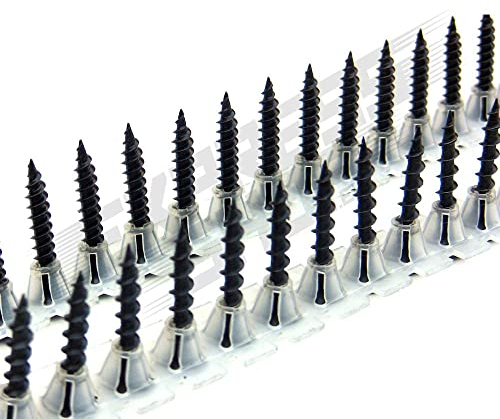 Gurtschrauben Magazinschrauben 3,9 x 35 Feingewinde für Bosch Makita Hitachi usw. - PROFIQUALITÄT FÜR TROCKENBAUER (5000 Stk.)